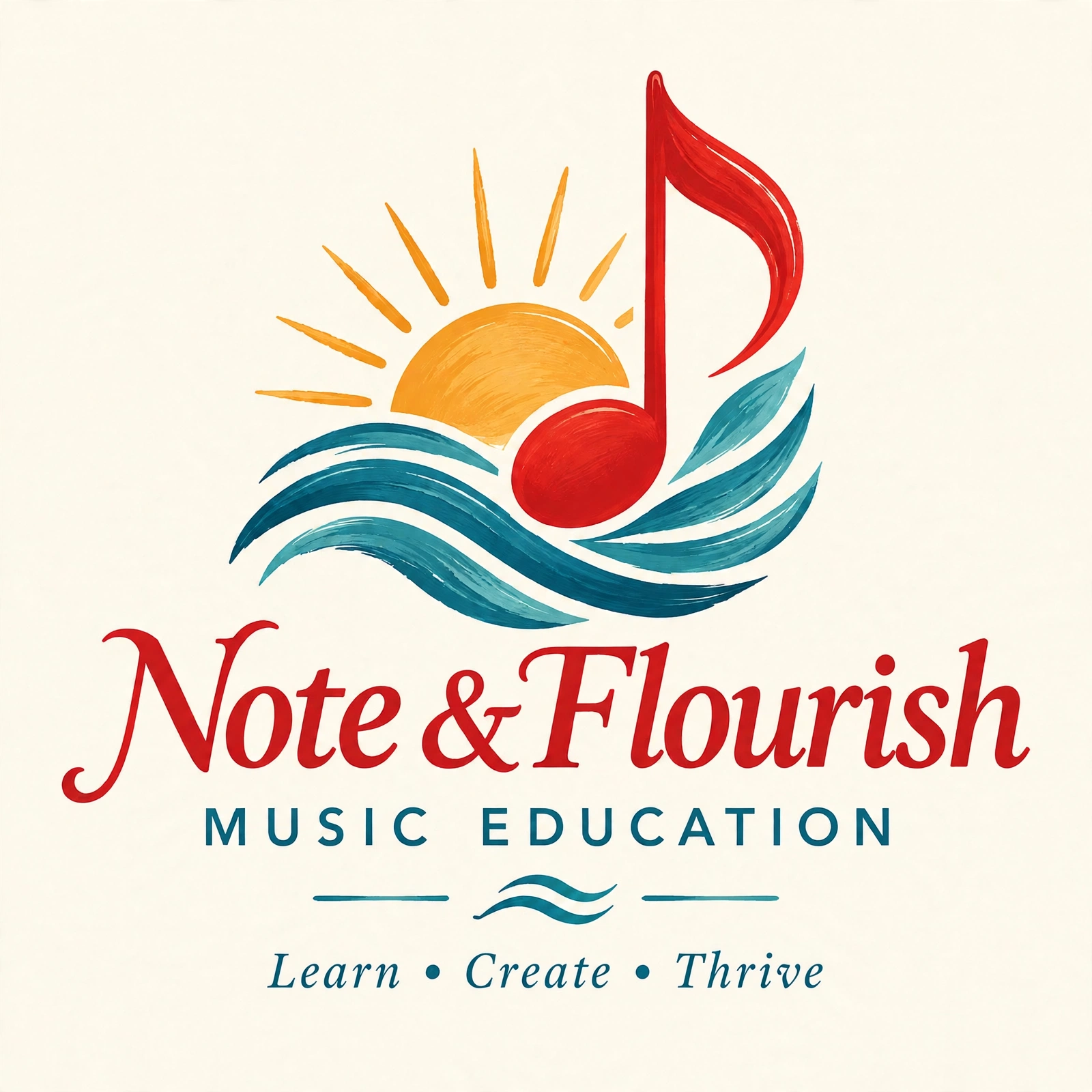 Note & Flourish — Music Education. Learn • Create • Thrive.